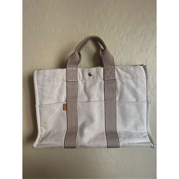 Hermes canvas tote bag - Picture 4 of 15